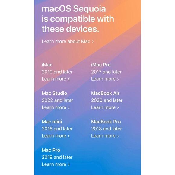 Install the new Apple MacOS Sequoia from a Bootable 32GB USB Installer, Mac OS - Picture 3 of 10